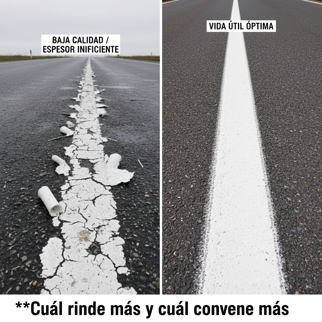 vida util pintura de trafico agua solvente ccimasenalizaciones peru