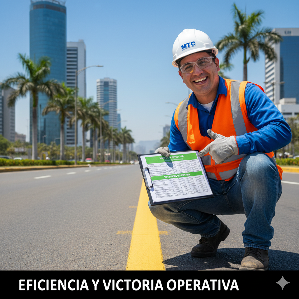 Logre la Perfección Vial: Guía Profesional de aplicación de pintura de señalamiento vial – El paso a paso para proyectos de señalización. 14 aplicacion de pintura de senalamiento vial ccimasenalizaciones peru