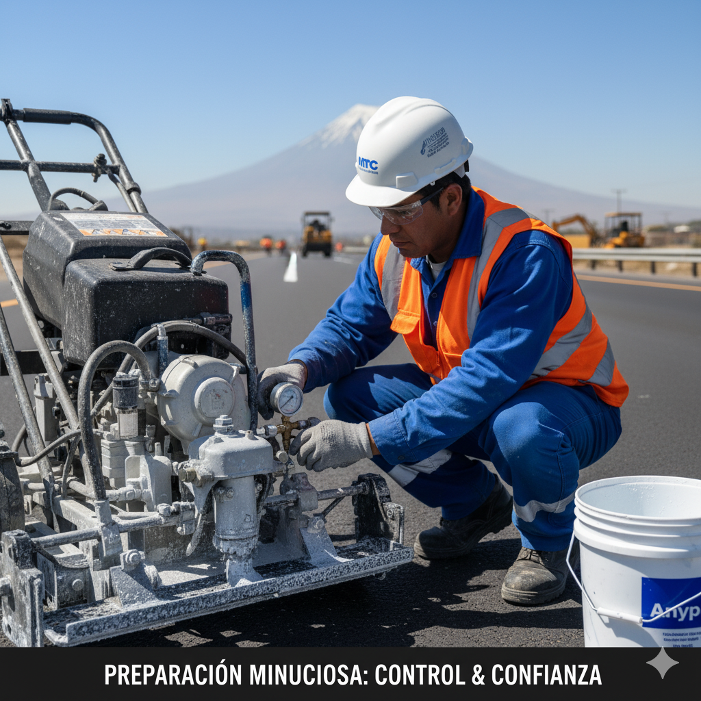 ¡Acabados Profesionales al Instante! El Paso a Paso Definitivo para Usar Equipos Airless en Demarcación Vial 10 como aplicar pintura vial pistola airless ccimasenalizaciones peru