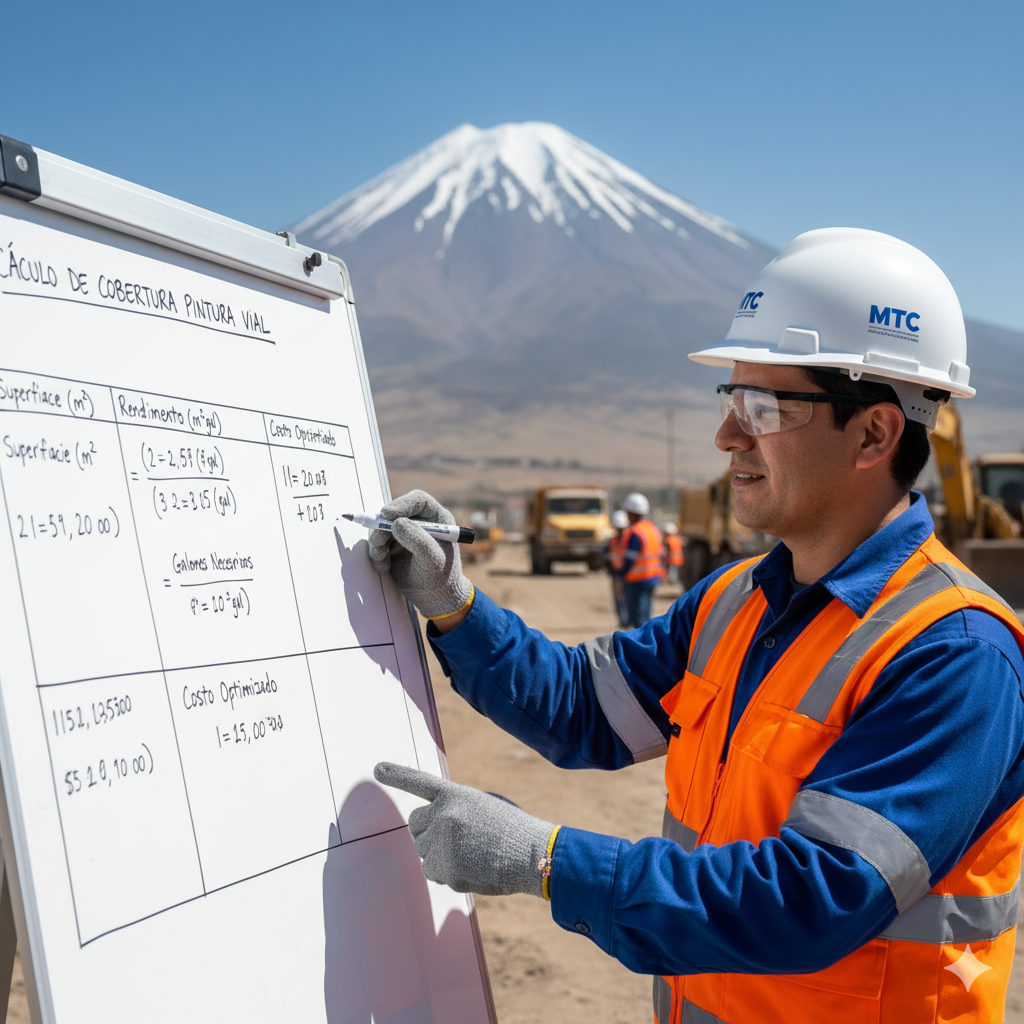 Optimización de Costos Viales: Cómo Maximizar el RENDIMIENTO y el VALOR de Cada Galón de Pintura Amarillo Tráfico en Lima y Arequipa. 3 galon de pintura amarillo trafico ccimasenalizaciones peru