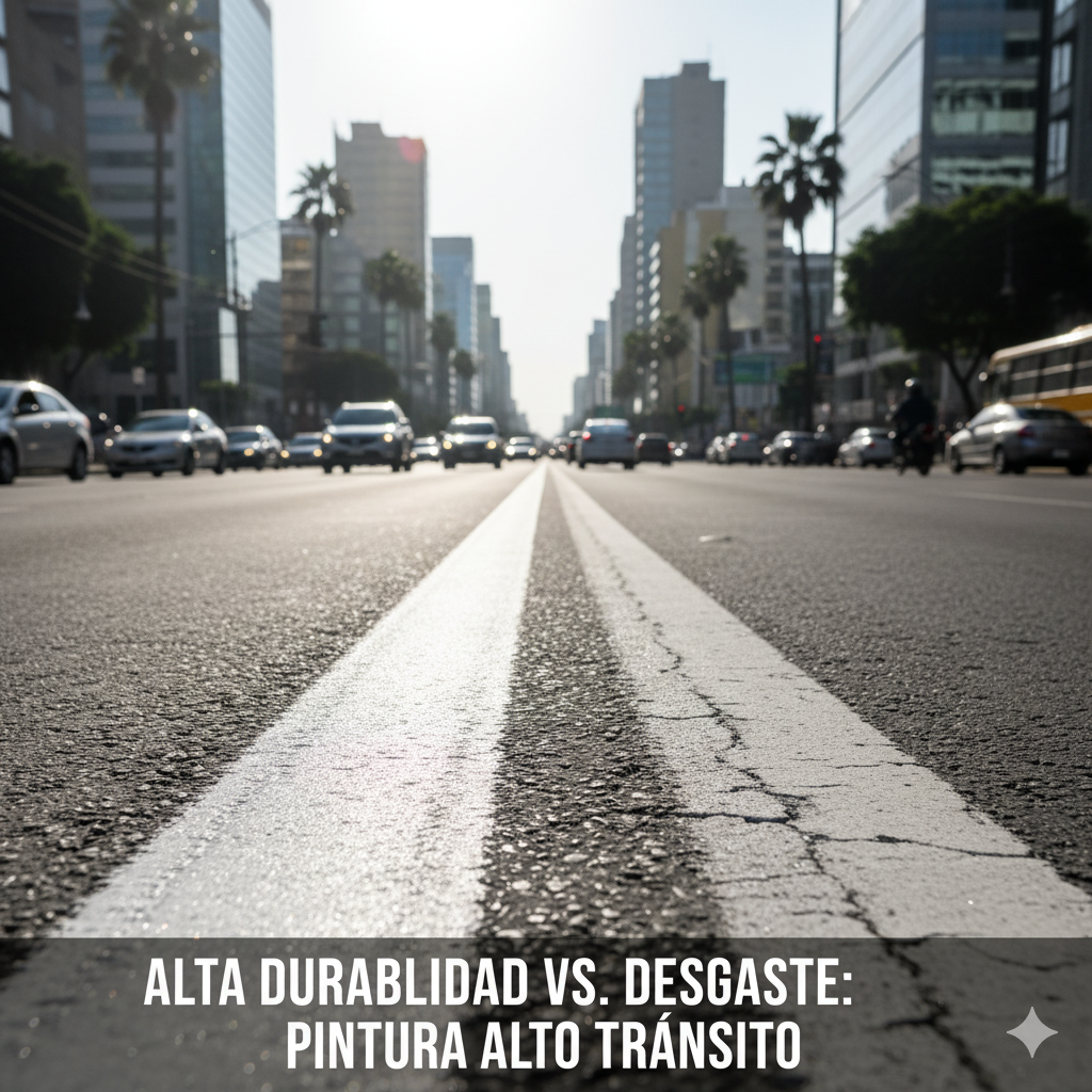 No es solo pintura, es ingeniería: La Pintura de Alto Tránsito que garantiza Durabilidad y seguridad en cada línea en Perú. 3 pintura de alto transito composicion ccimasenalizaciones peru