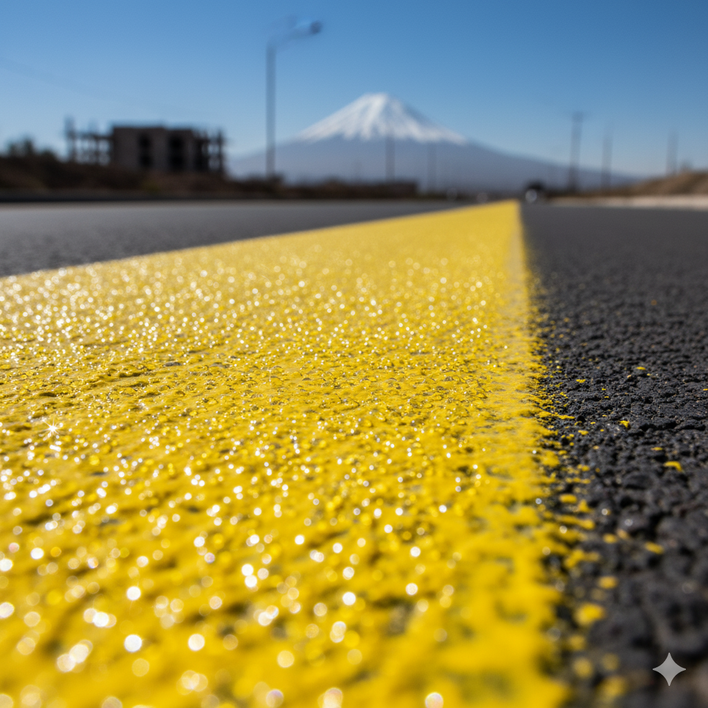 Advertencia en Color: Guía Esencial de la Pintura de Tráfico Amarilla para Cruces, curvas y zonas de riesgo en Lima y Arequipa. 2 pintura de trafico amarilla aplicacion ccimasenalizaciones peru
