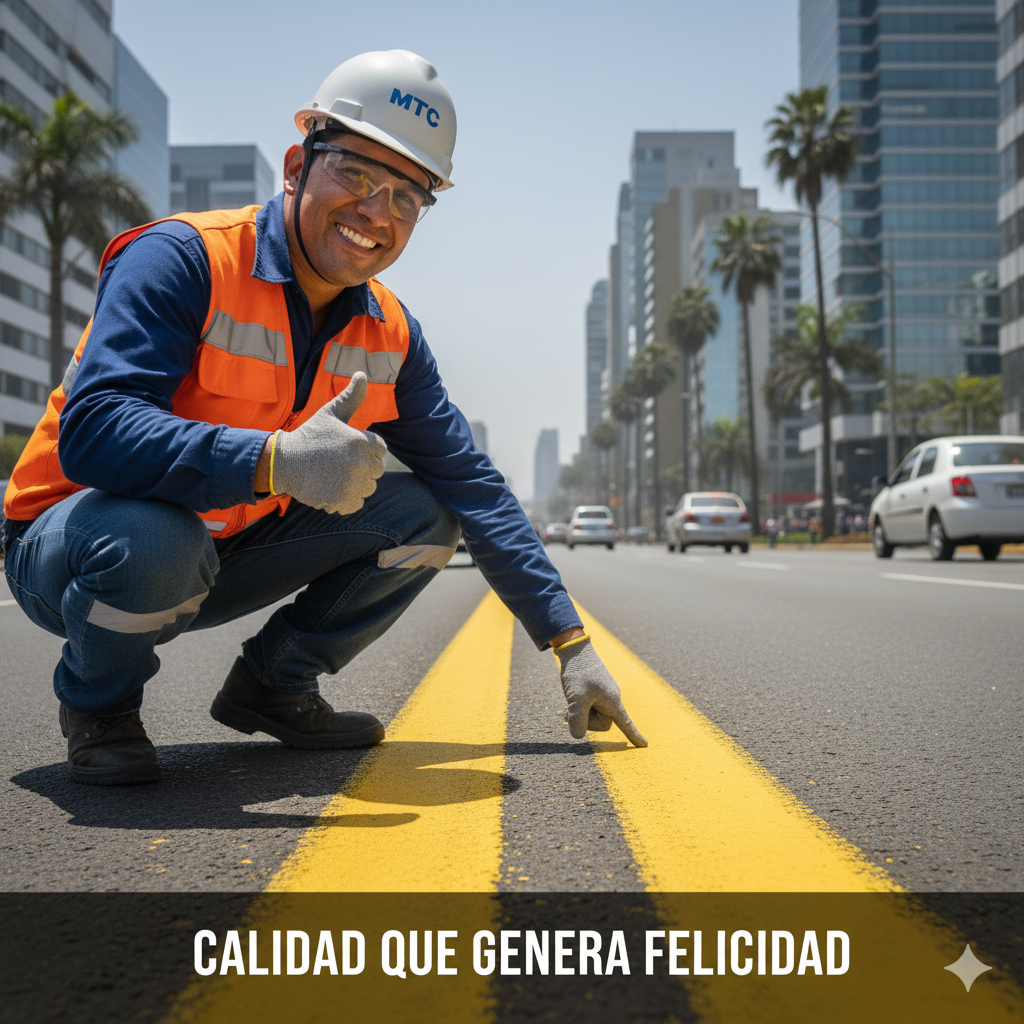 Advertencia Brillante: Pintura de tráfico amarilla – Su rol como símbolo universal de precaución y cómo logra Seguridad y estética vial en un solo producto. 1 pintura de trafico amarilla seguridad ccimasenalizaciones peru