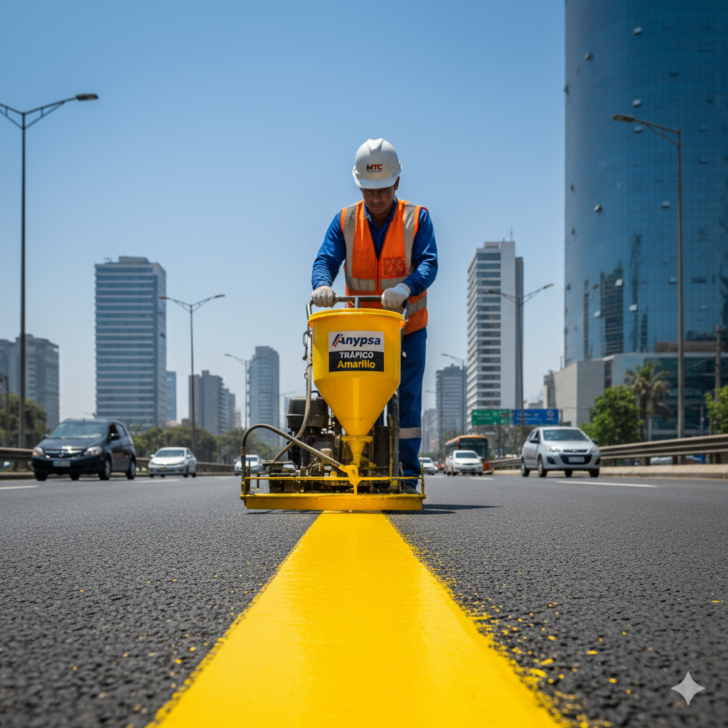 Análisis 2025: ¿Por Qué Invertir en el Precio de la Pintura Tráfico Amarillo Anypsa es la Decisión Más Inteligente para Su Obra Vial? 3 pintura trafico amarillo anypsa precio ccimasenalizaciones peru