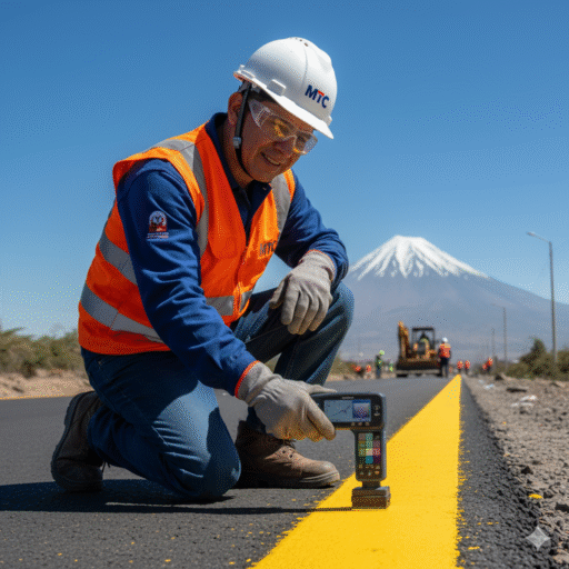 pintura trafico amarillo tekno color ccimasenalizaciones peru
