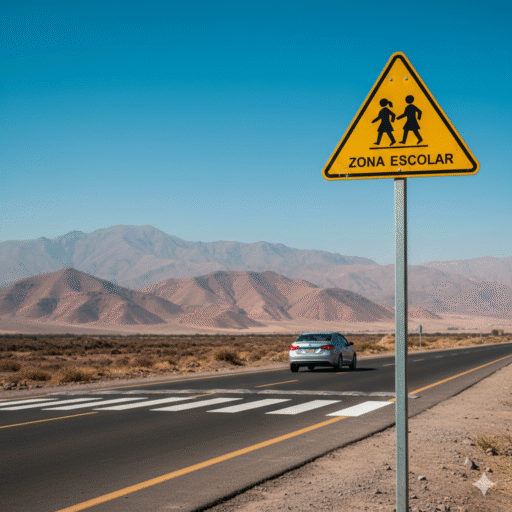 senal de prevencion zona escolar ccimasenalizaciones peru