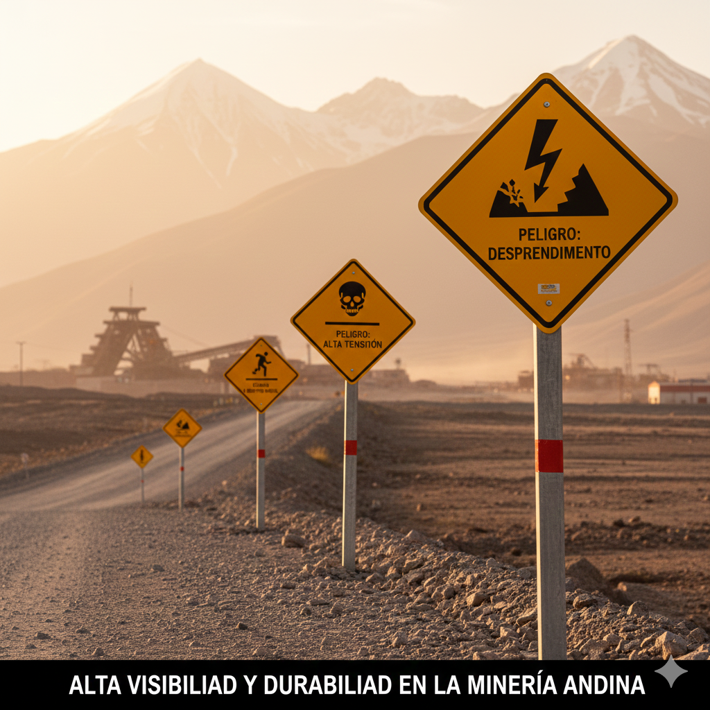 Más Allá de la Obligación: Cómo la Identificación Clara de Peligros Garantiza la FELICIDAD Laboral. 1 senales advertencia riesgos felicidad ccimasenalizaciones peru