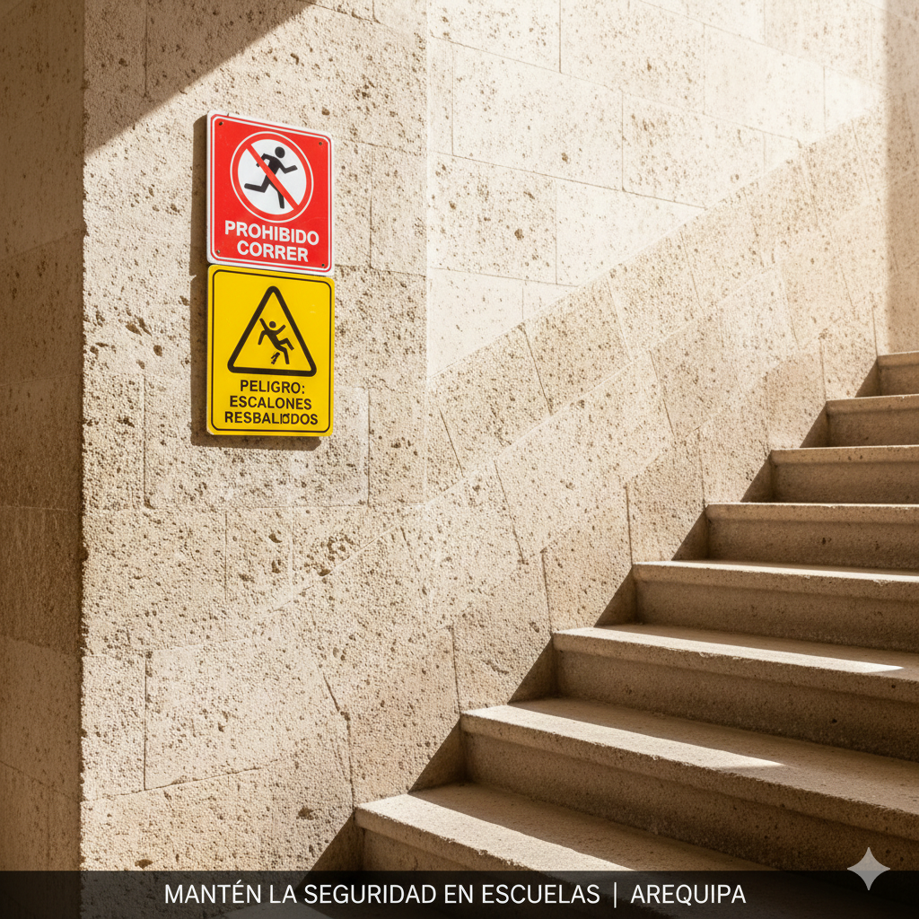 senales de prevencion en el colegio ccimasenalizaciones peru 2