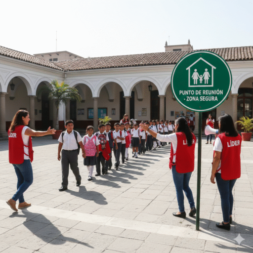 senales de prevencion en el colegio ccimasenalizaciones peru