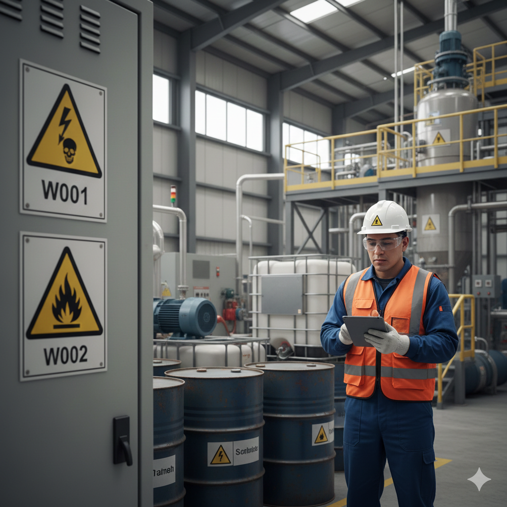 El Código Amarillo: Señales de Prevención de Peligro y su Significado para la Seguridad Total en su Operación 2 Supervisor de seguridad explicando señales de prevención de peligro y su significado a un trabajador