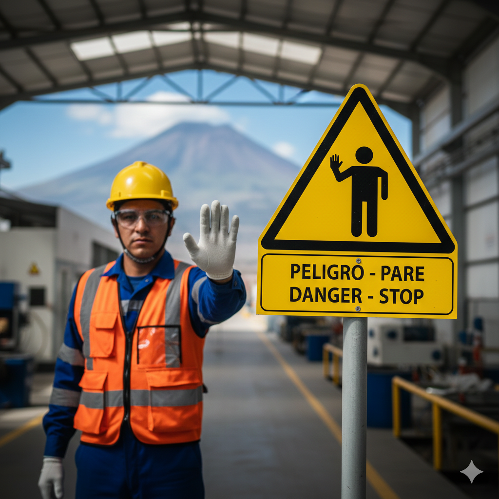 La Ingeniería de las Señales que Garantizan Cero Accidentes en su Planta de Lima o Arequipa (Ingeniería de la Prevención, Máxima Seguridad) 1 senales de seguridad industrial ccimasenalizaciones peru