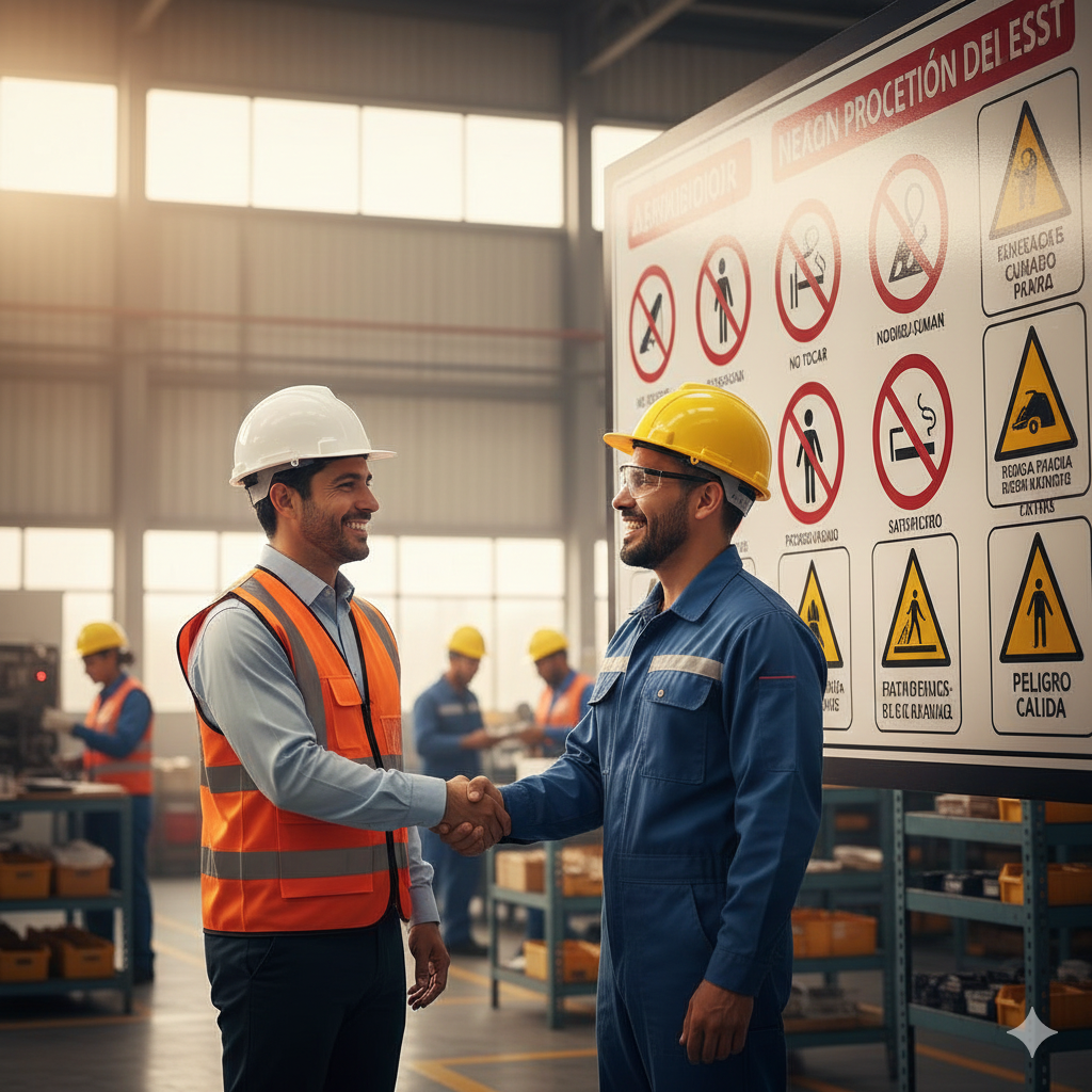 ¿Tu hogar es realmente seguro? Por qué necesitas señales de prevención hoy mismo. 4 padre de familia revisando señalamientos de prevencion en casa en Lima para asegurar felicidad y protección