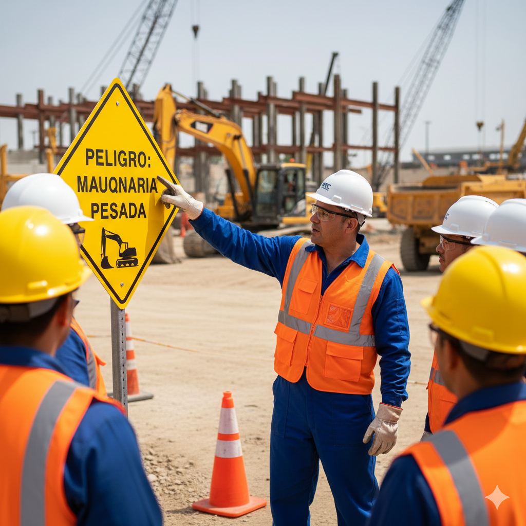 Guía Esencial de Seguridad: Conoce las Señales Preventivas en Obras de Construcción que Aseguran la Productividad. 9 senales preventivas en obras construccion ccimasenalizaciones peru