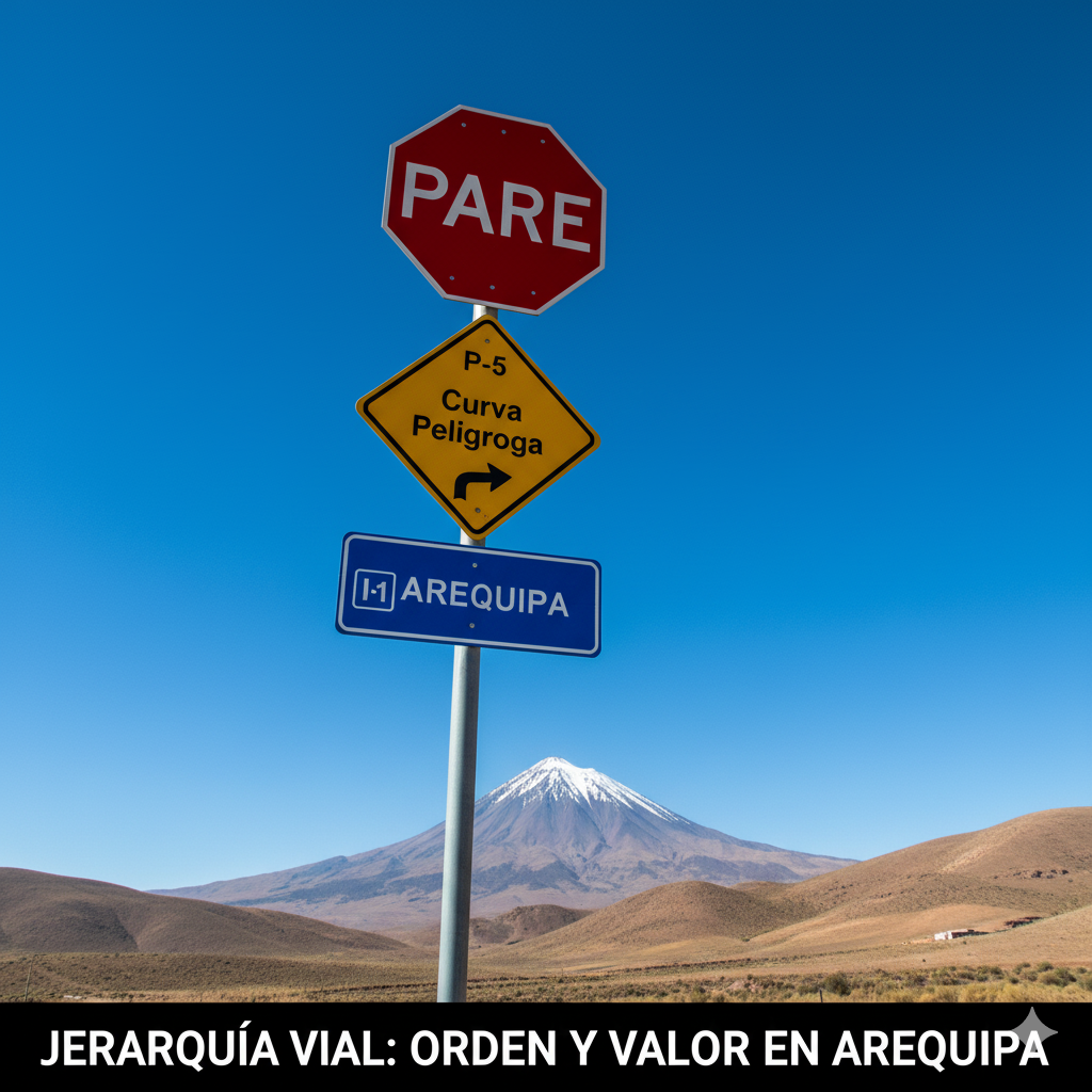 El ABC de la Vía: Guía Completa para Identificar la Ley, la Advertencia y la Dirección en Segundos 9 senales reguladoras preventivas ccimasenalizaciones peru 2