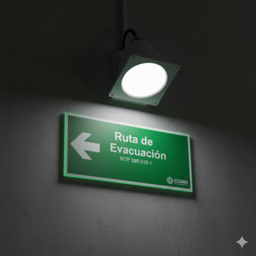 colores en senales de evacuacion ccimasenalizaciones peru
