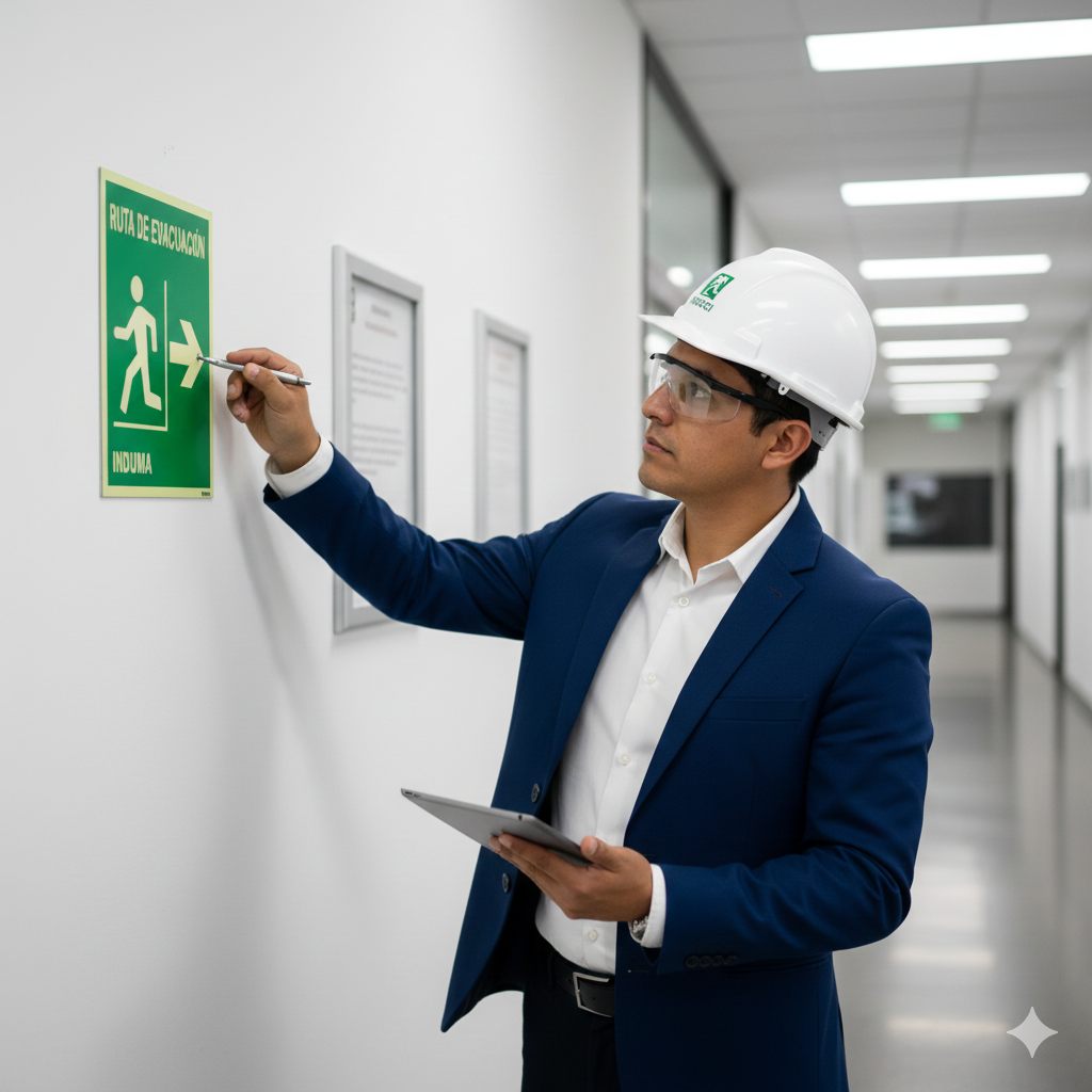 mantenimiento de senales de evacuacion ccimasenalizaciones peru