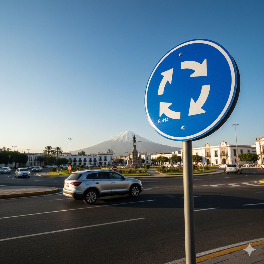 5 Señales de Obligación Exclusivas para Automóviles que el Conductor Satisfecho Debe Conocer. 14 senal de obligacion para automoviles ccimasenalizaciones peru 2