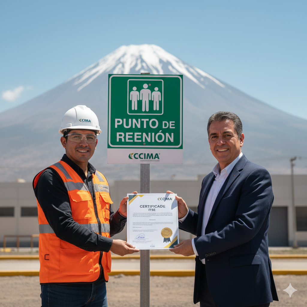 senal de punto de reunion normativa ccimasenalizaciones peru