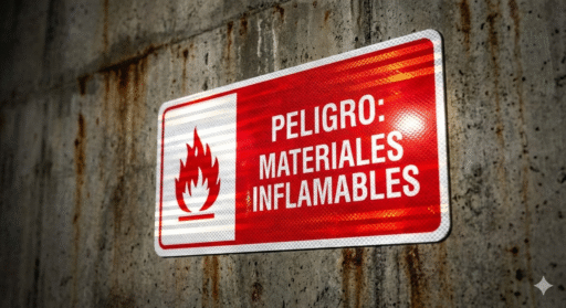 senal peligro materiales inflamables ccimasenalizaciones peru 2