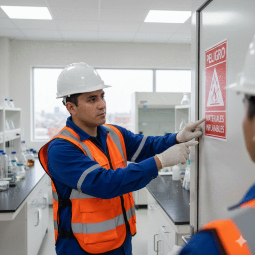 senal peligro materiales inflamables ccimasenalizaciones peru