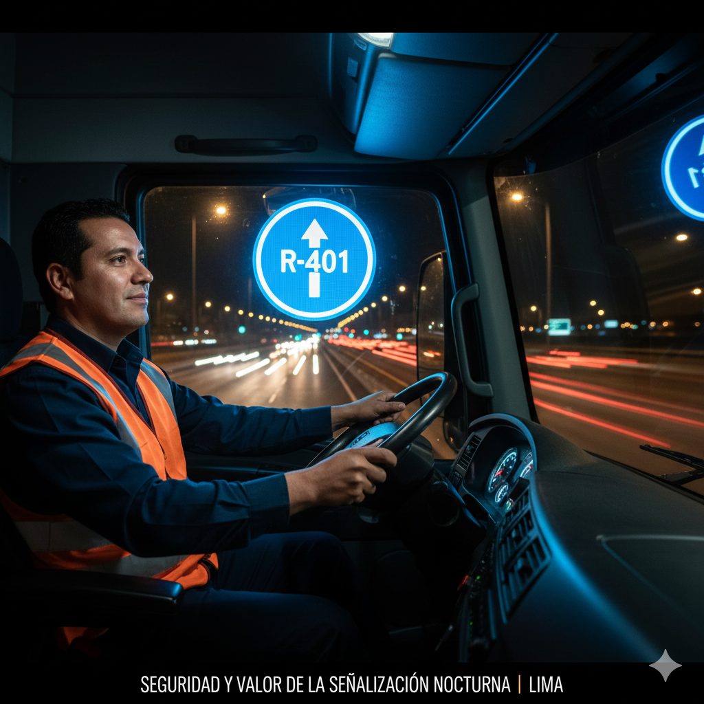 Señal de obligación R-401: Significado y aplicación en la vía. El VALOR de la unidireccionalidad 4 senal r 401 sentido obligatorio ccimasenalizaciones peru