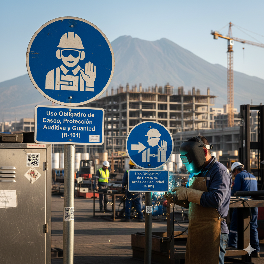 Colorimetría y Cumplimiento: La Clave para Reconocer Señales Obligatorias al Instante 1 senales azules de obligacion ccimasenalizaciones peru