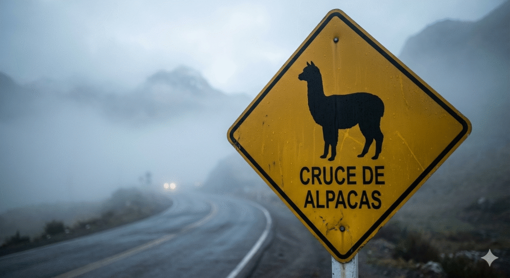 senales de advertencia de animales ccimasenalizaciones peru 2