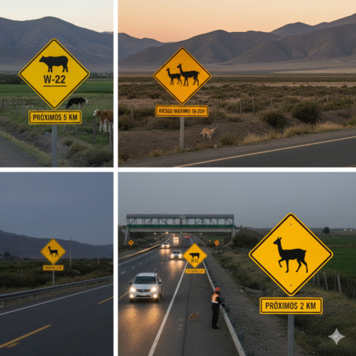 senales de advertencia de animales ccimasenalizaciones peru