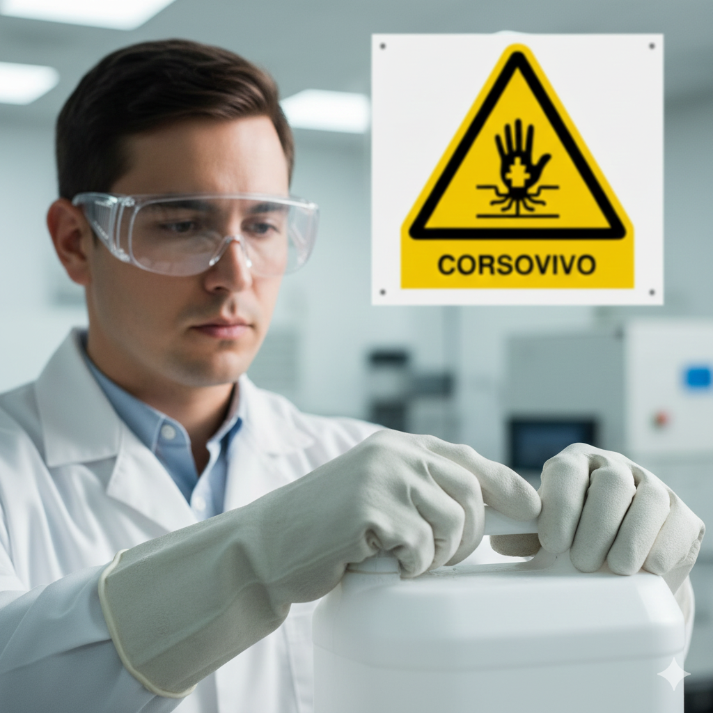 De la Teoría a la Práctica: Interpretación real de las Señales de Advertencia de Riesgo Corrosivo 3 senales de advertencia de material ccimasenalizaciones peru