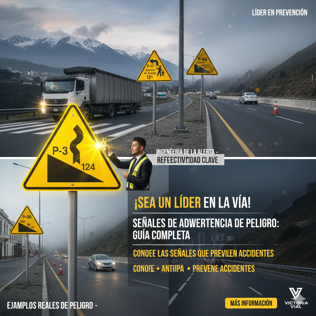 La Guía Definitiva del LÍDER: Señales de Advertencia de Peligro Guía Completa con Ejemplos Reales de Lima y Arequipa. 10 senales de advertencia de peligro ccimasenalizaciones peru