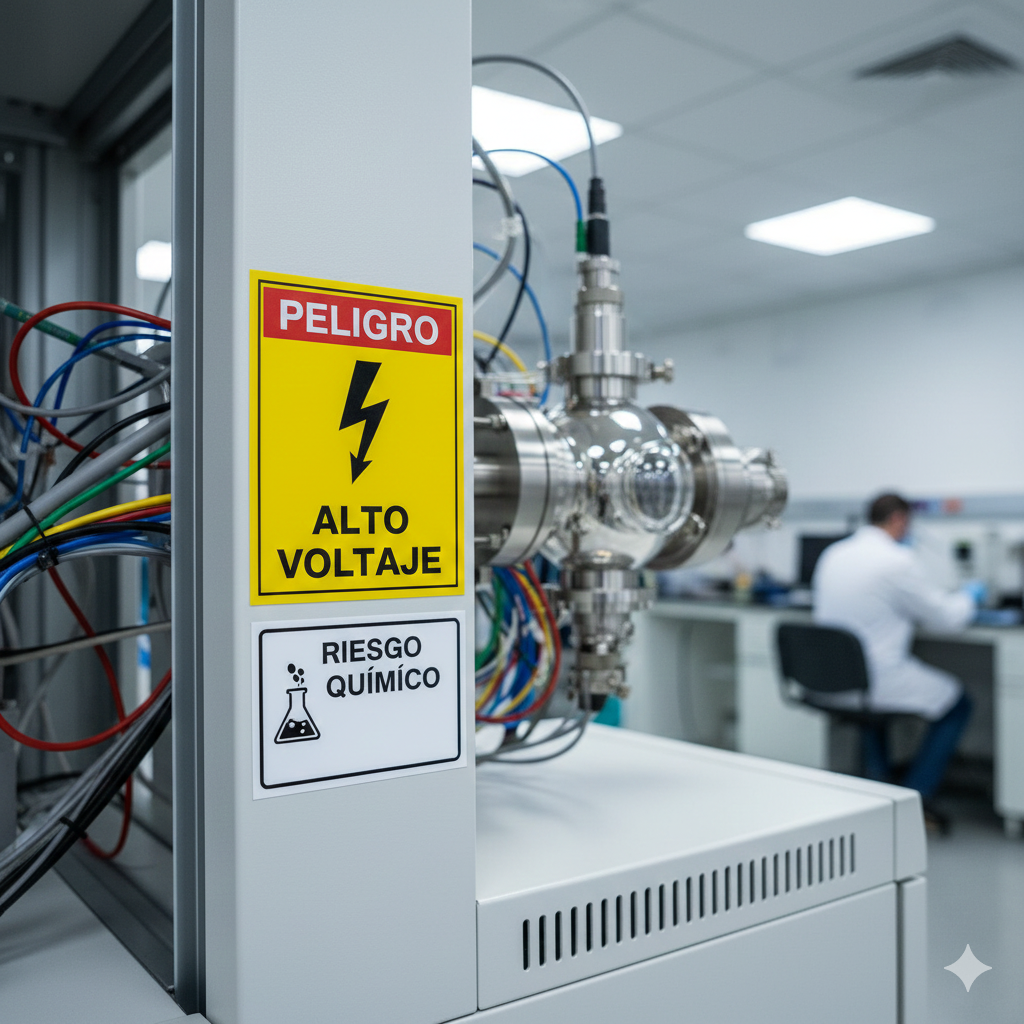 Guía Completa de Bioseguridad: Señales de Advertencia en Laboratorios Químicos. Los Símbolos que Todo Químico Debe Reconocer 5 senales de advertencia en laboratorios ccimasenalizaciones peru