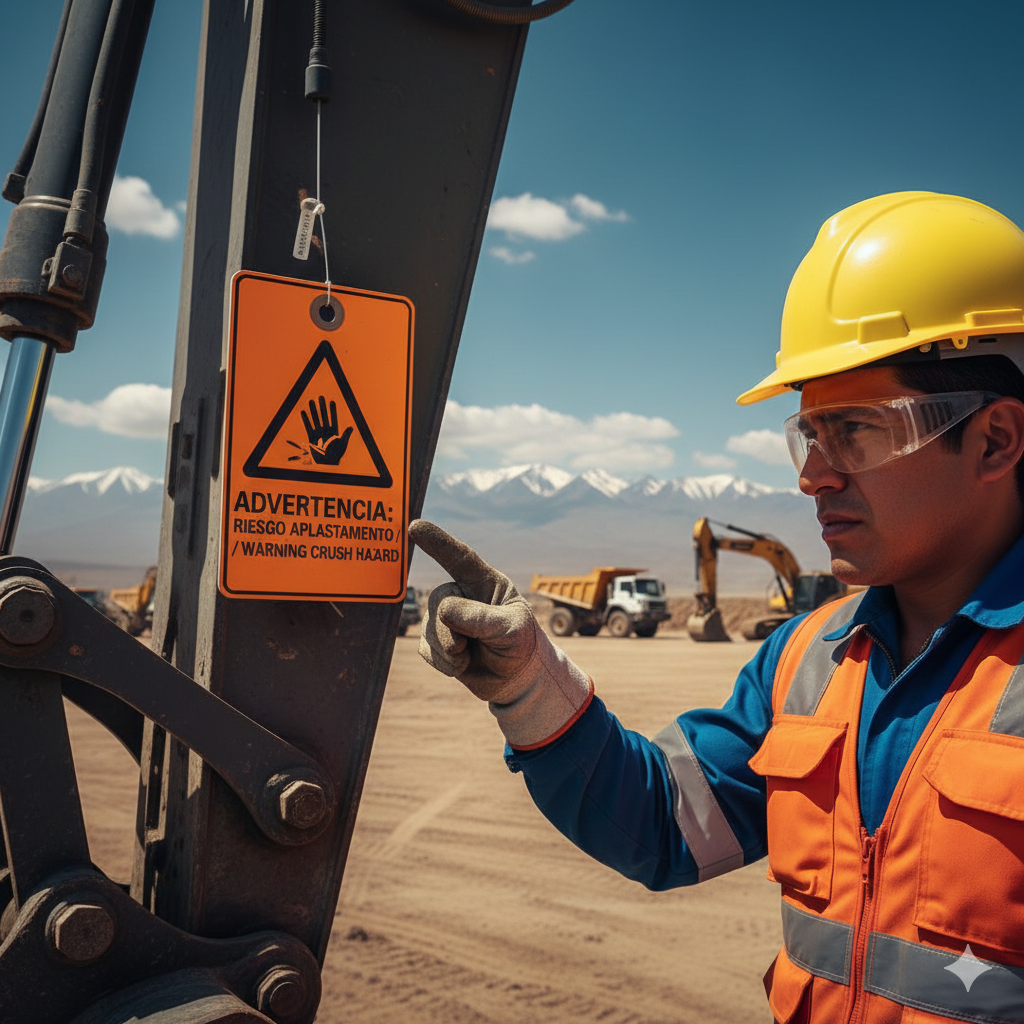 Cero Accidentes: El Código Secreto de las Señales de Advertencia en tu Maquinaria (y por qué debes conocerlas) 3 senales de advertencia en maquinaria ccimasenalizaciones peru