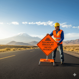 senales de advertencia por pavimento ccimasenalizaciones peru