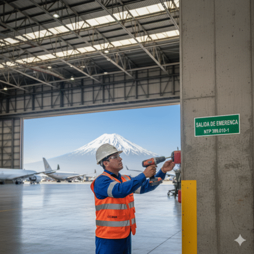 senales de evacuacion en aeropuertos ccimasenalizaciones peru