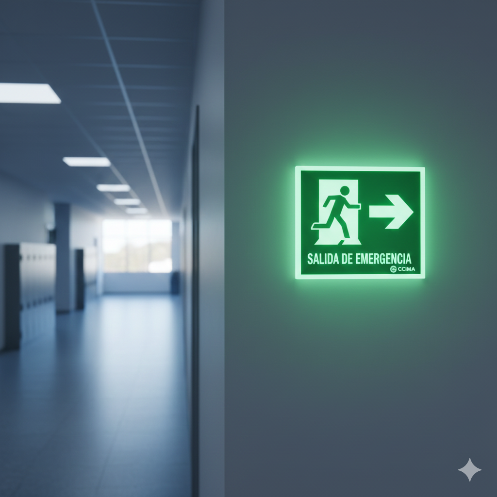 senales de evacuacion en el colegio ccimasenalizaciones peru