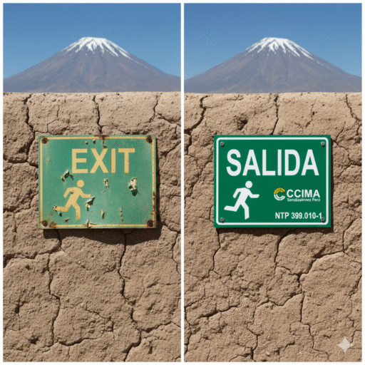 senales de evacuacion normalizadas ccimasenalizaciones peru