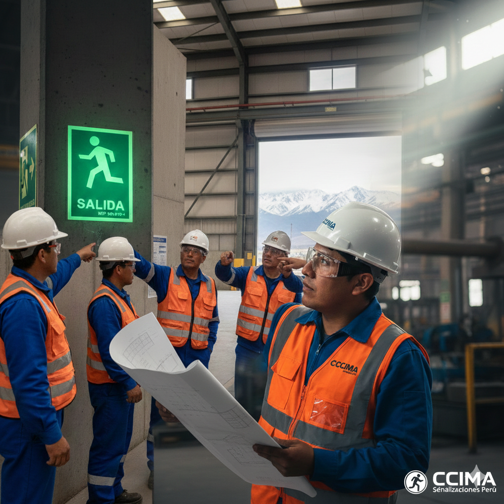 senales de evacuacion normativa ccimasenalizaciones peru