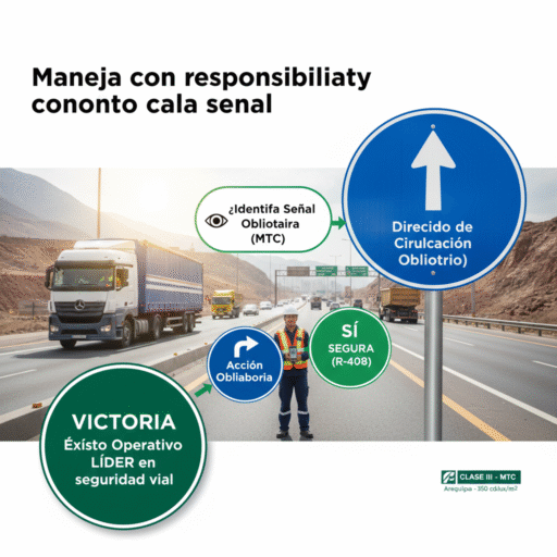 senales de obligacion de trafico mtc ccimasenalizaciones peru