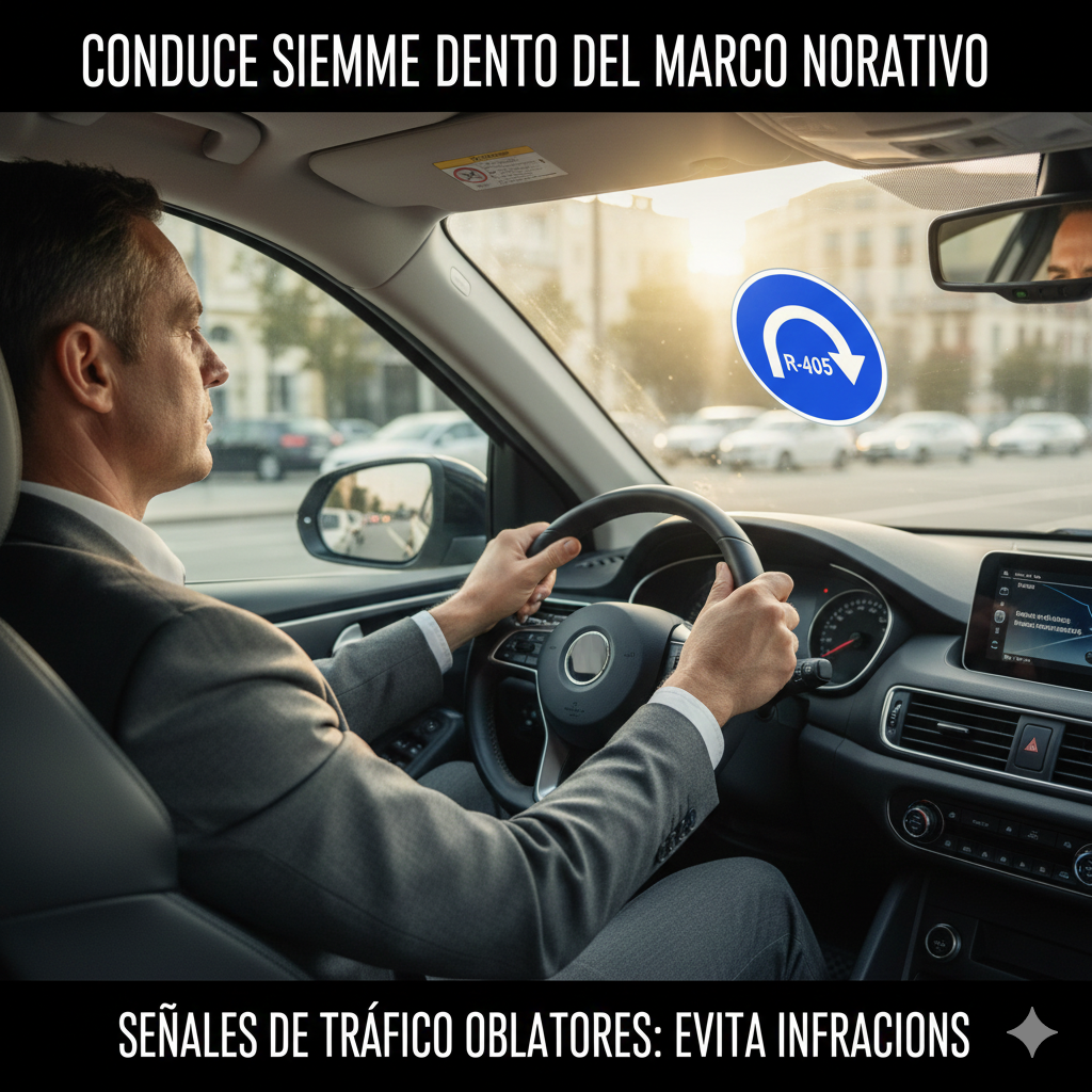 El VALOR de la Reglamentación: Señales de Obligación en el Tránsito ¿Por Qué Son Obligatorias? 13 senales de obligacion en el transito ccimasenalizaciones peru