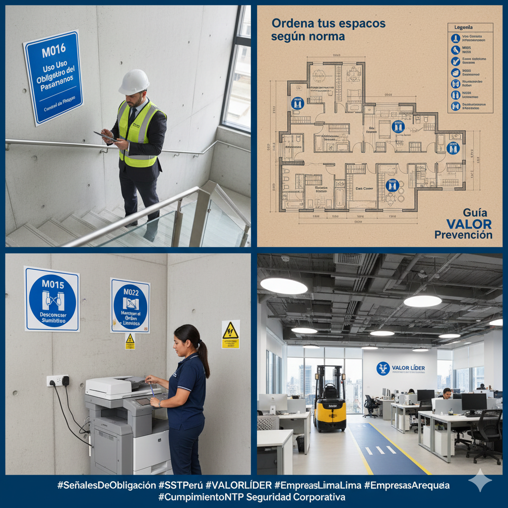 El VALOR Oculto: La Guía del LÍDER sobre las Señales de Obligación en una Empresa Dónde Instalarlas para el Cumplimiento Total. 1 senales de obligacion en una empresa ccimasenalizaciones peru 1