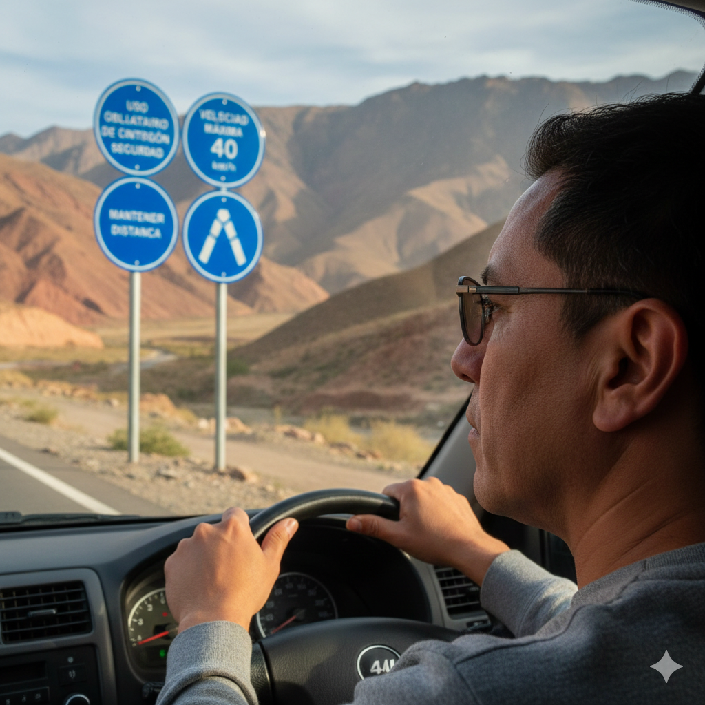 ¡Atención Conductor! Las 5 Señales de Obligación que Aseguran tu Pertenencia y Evitan Multas en Arequipa y Lima 12 senales de obligacion para conductores ccimasenalizaciones peru