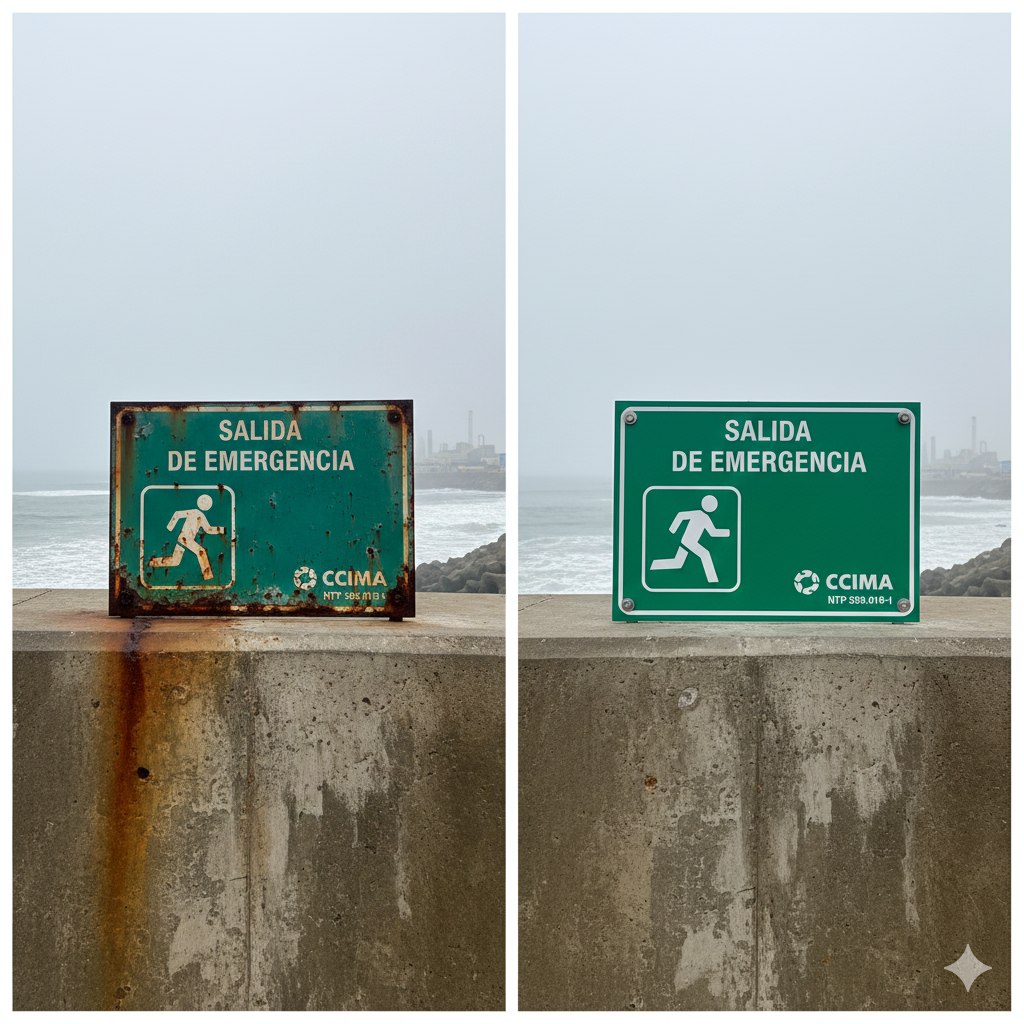senales vias de evacuacion certificadas ccimasenalizaciones peru