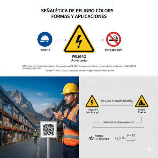 senaletica de peligro colores formas ccimasenalizaciones peru