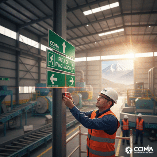 senaletica rutas de evacuacion ccimasenalizaciones peru