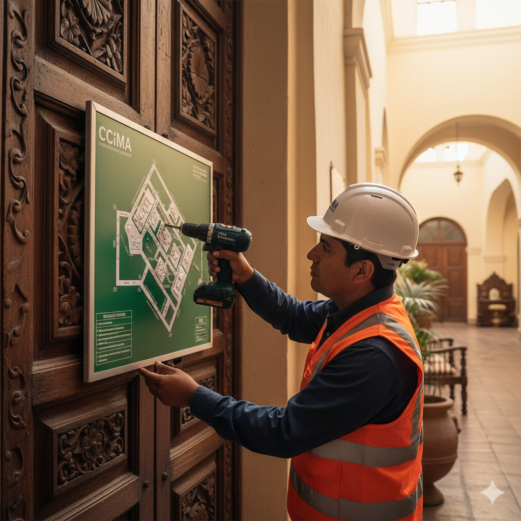 senalizacion de evacuacion para hoteles ccimasenalizaciones peru