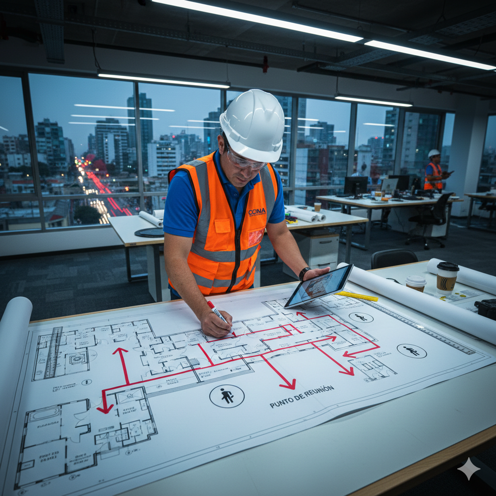 senalizacion de recorridos de evacuacion ccimasenalizaciones peru