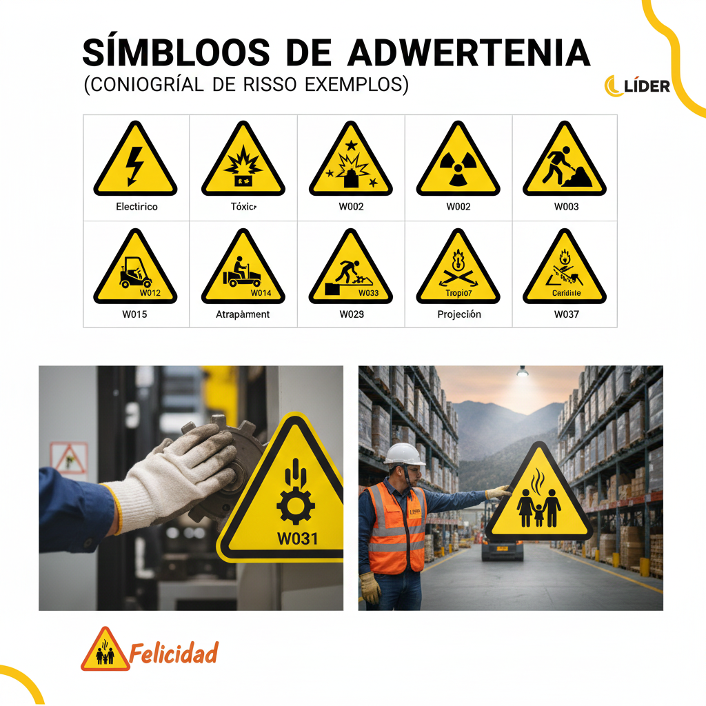 VICTORIA Visual: Aprende Qué Significa Cada Símbolo de Riesgo con Nuestra Guía Visual y Ejemplos LÍDER 4 simbolos de advertencia guia visual ccimasenalizaciones peru
