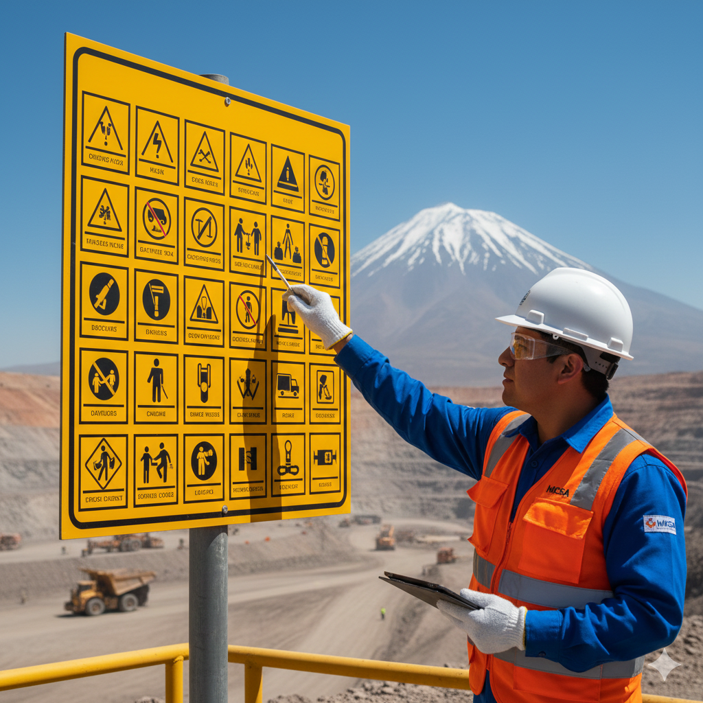 ¡Seguridad que se ve! Descubre la guía maestra de pictogramas para un entorno laboral sin riesgos. 2 pictogramas riesgos laborales ccimasenalizaciones peru