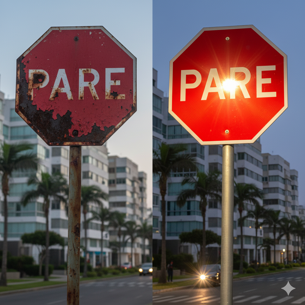 precaucion salida de vehiculos ccimasenalizaciones peru