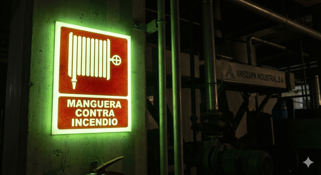 Imagen principal - letreros de incendio